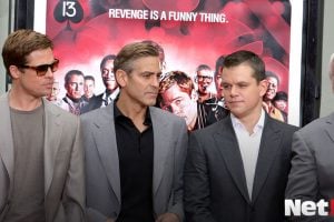 Oceans Eleven Twelve Thirteen Eight George Clooney Brad Pitt Matt Damon