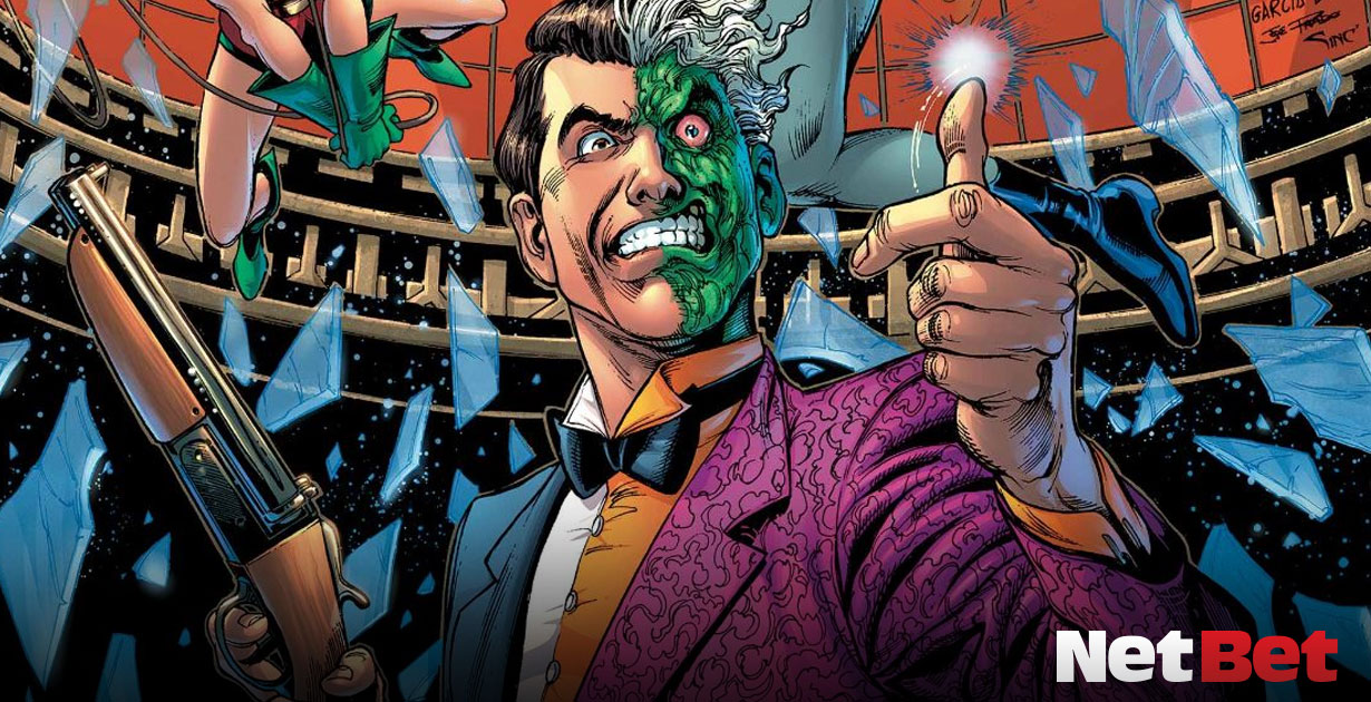 Two-Face Villain Batman DC Bet Coin Gamble Gambling Gambler