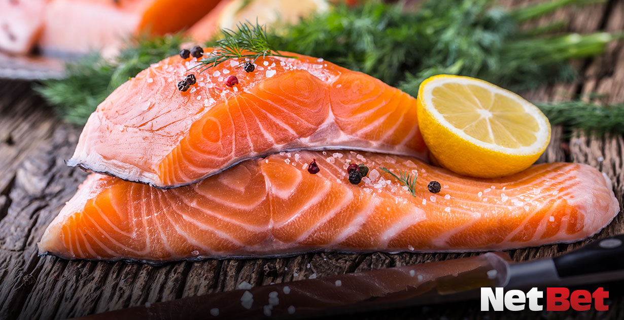 Brain Food Eating Healthy Salmon