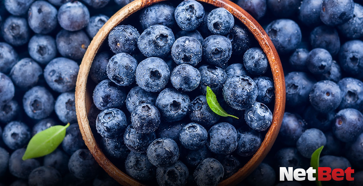 Brain Food Eating Healthy Blueberries