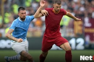 Roma Lazio Serie A Italia Italiano Dzeko