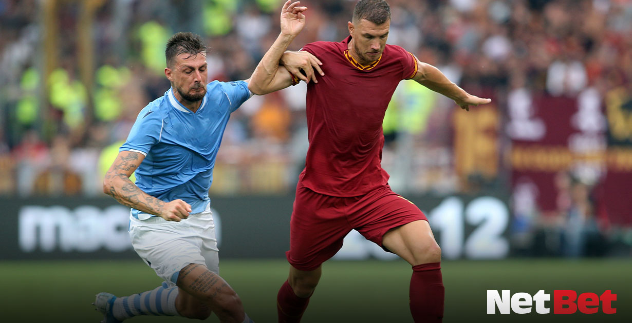 Roma Lazio Serie A Italia Italiano Dzeko