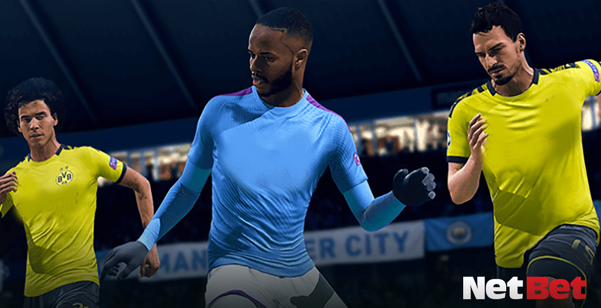 Apostas Esportivas Online Futebol sSports e-sports FIFA 20 KOEL Man City Manchester Sterling