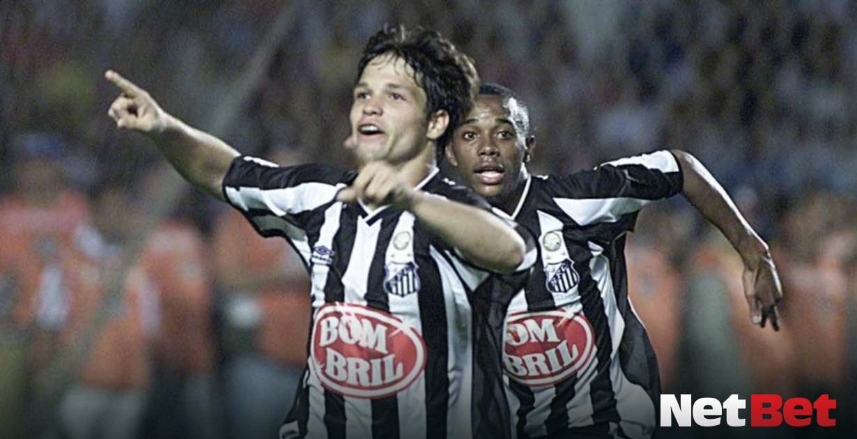 Meninos da Vila Diego Robinho Santos 2002 maiores campeões do Campeonato Brasileiro