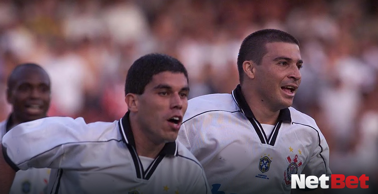 Corinthians 1998 1999 Ricardinho Luizao Marcelinho Edilson Vampeta Rincon Kleber