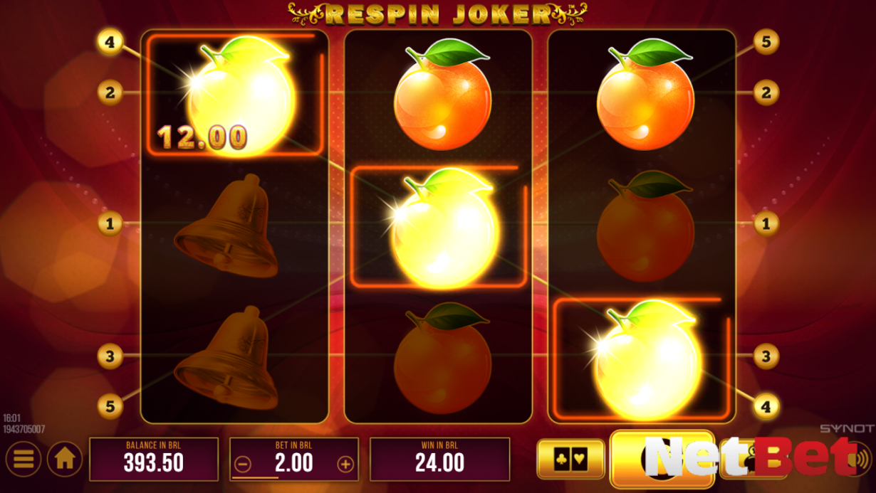 Respin Joker slot da semana