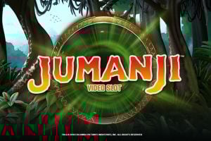 Jumanji kolikkopelin logo