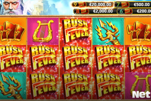 Battle with the Greek Gods with Zeus Rush Fever - the electrifying slot game featured in this week's review